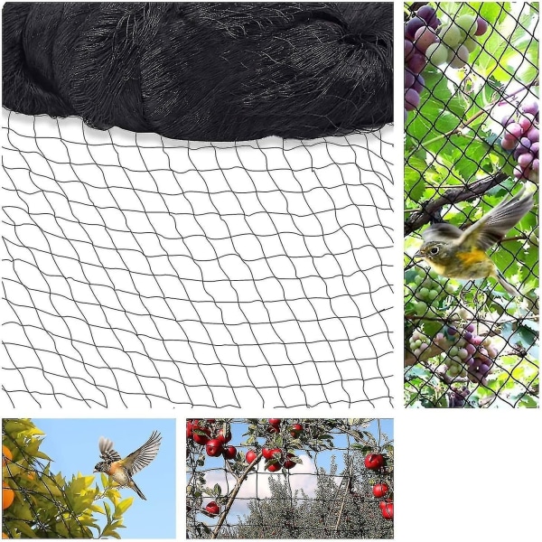 15m X 15m Fuglenet Fuglenet Plante Net Dam Net Have Net til Have, 5 X 5 Cm store huller