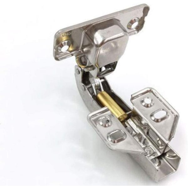 [2 stk] Skaphengsler 180 graders hengsler 90 graders hengsler Soft Close skap hjørnedør [4 hull]