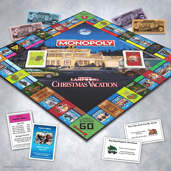 Monopol, National Lampoons Christmas Vacation, brädspel med tema 0.15