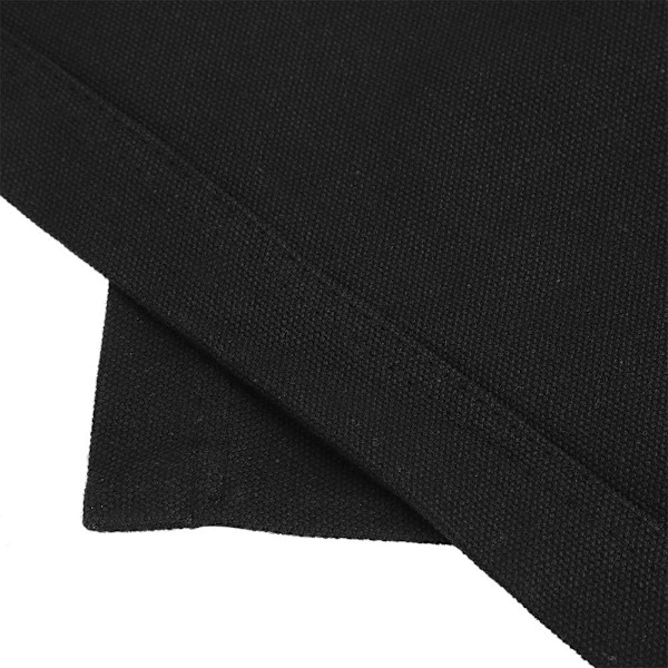 994338 Stol Canvas Cover, 1 Sæt Direktørstol Canvas Erstatningssæde Lærred Hjemmetilbehør Møbeltilbehør (Sort) Svart