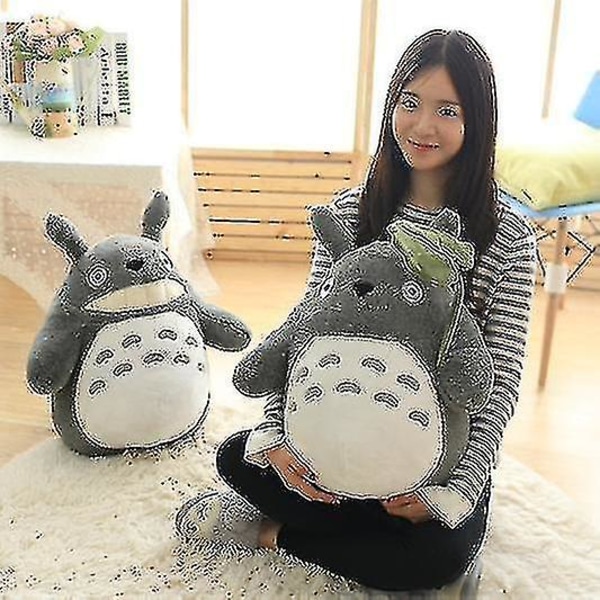 30/40cm Söt Anime Barn Totoro Docka Stor Storlek Mjuk Kudde Plysch Leksak [DB]