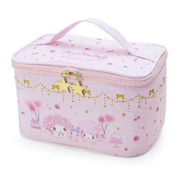 Born Pretty Sanrios Kuromi Cinnamoroll Kawaii Cartoon Pu Makeup Taske Udendørs Multifunktionel Rejsetaske Kosmetisk Taske Toiletartikler Organizer