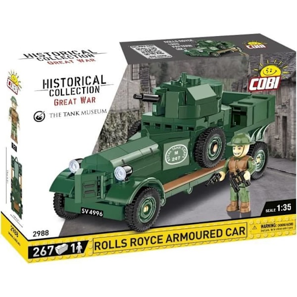 COBI Historical Collection Rolls-Royce Pansarvagn 1920 Mönster MK I [KLOCKI]