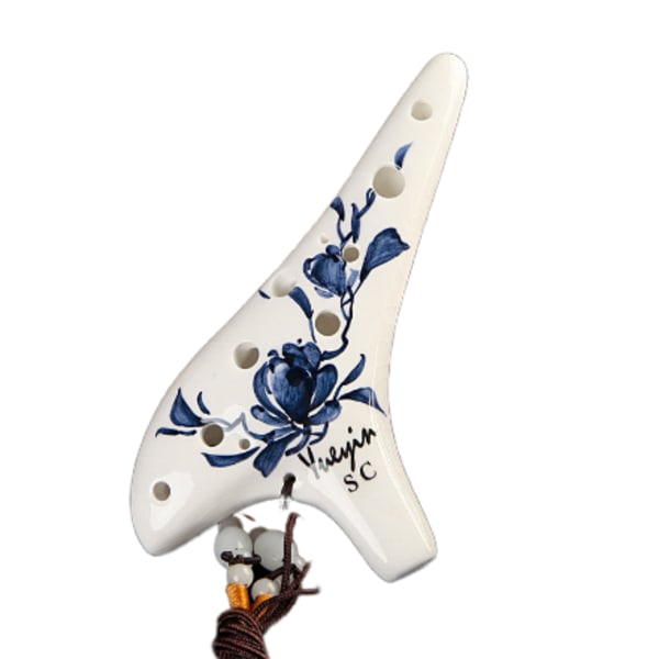 12-hulls Ocarina Fløyte i C-nøkkel Profesjonelt Musikkinstrument [JR]