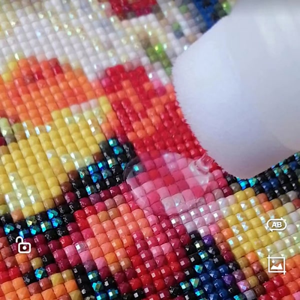 Diamant Tegning Forsegler Konserveringsmiddel Lim Klar Glans Effekt Kunst Cr[ch]