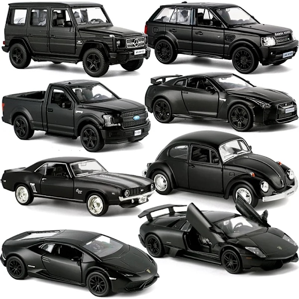 1:36 Støpt Bil Autorisert Modell Mørk Svart Serie Utsøkt Laget Samleobjekt Leke Mini Biler 12.5 Cm Lommeleke For Gutter 016M-Audi Q7