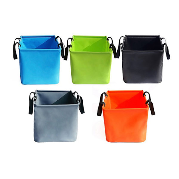 Vikbar vattenhink för utomhusbruk, camping, picknick, praktisk fiskehink, resehink med stor kapacitet, vikbar vattenhink i PVC