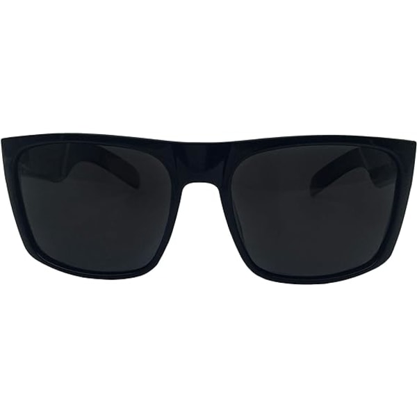 2-pakning XL polariserte solbriller for menn med stor bred ram - stor passform