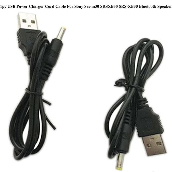 USB-latauskaapeli Sony Srs-m30 SRSXB30 SRS-XB30 -laitteille