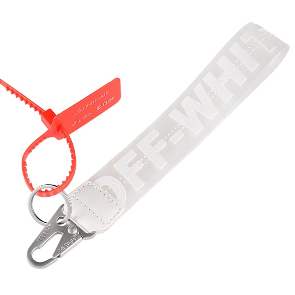 OFF WHITE Nøkkelring Rem, Lanyard Tilbehør Nøkler Fashionable Lanyard Nøkkel Håndledd Kule Lanyard