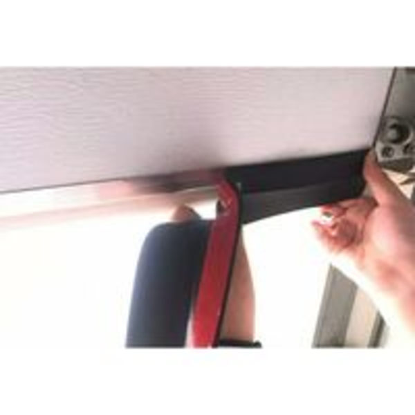 Universell DIY garageport nedre tröskel gummitätningslist väderlist ersättning översvämningsbarriär för garageportar isolering längd 2,5 m tjock