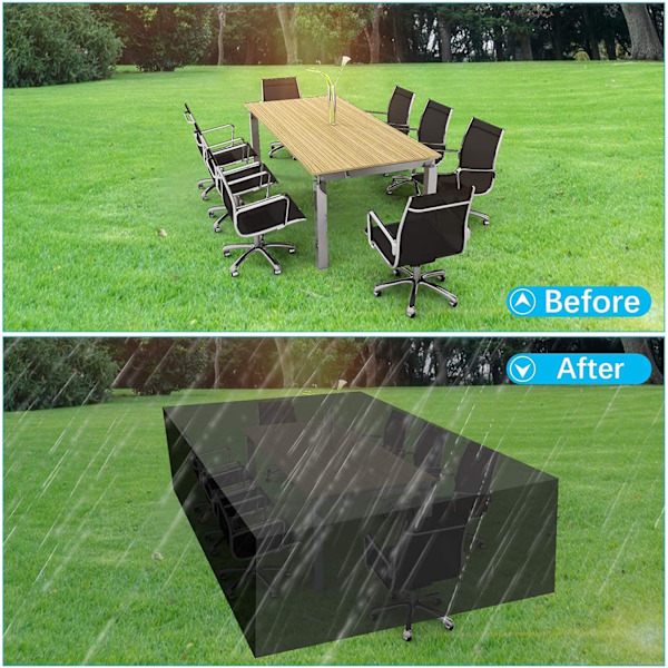 170x94x70cm Hagemøbelbeskyttelse | 420D Oxford Stoff | Kraftig Beskyttelse 170*94*70cm