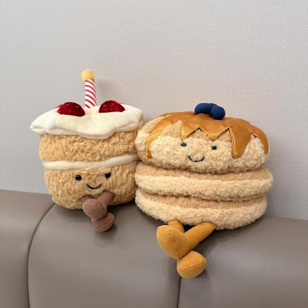 Jellycat Amuseables Fran Pannkaka Plyschleksak 18cm Söt Gåva Mjukt Gosedjur[JR]