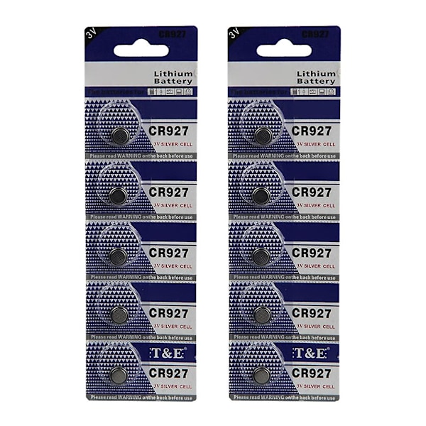 5 st/10 st Cr927 knappcellsbatterier 3V litiumbatterier Cr 927 för klockor, miniräknare och fjärrkontrollbilnycklar [DB]