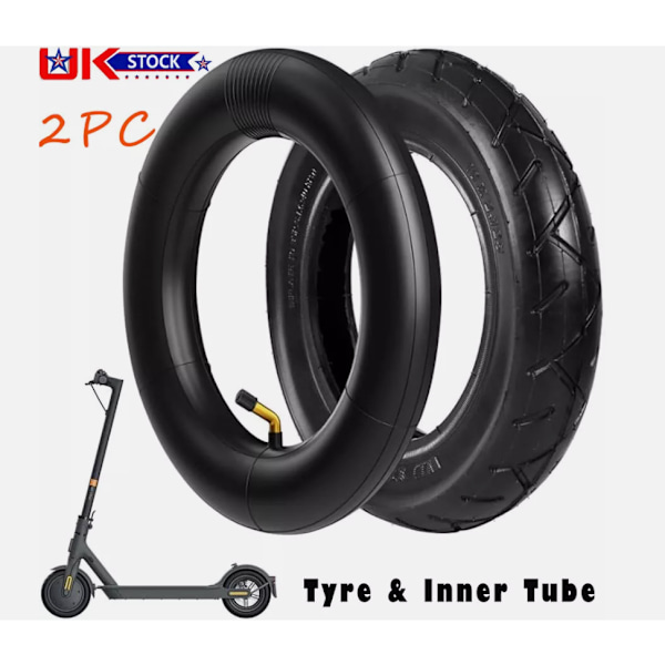 2 kpl 10x2.125 sisäkumi ja rengas Pure Air Pro Decent tai Riley 10\"2.125 taivutettu venttiili[CH]