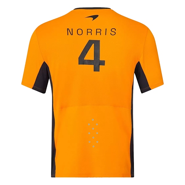 McLaren Racing F1 Lando Norris 4 T-skjorte Formel 1 Team Herre Sommer T-skjorte Topp S