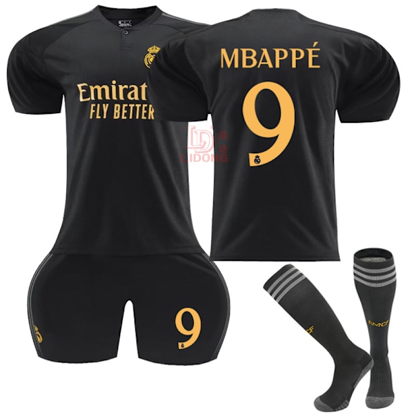 Xbi- 2324 ny Real Madrid 2 Away fodboldtrøje 9 MBAPPE 26