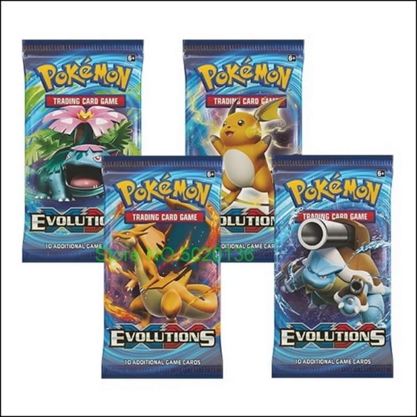 Pokemones-kortit TCG: XY Evolutions -sinetöity booster-laatikko Evolutionary