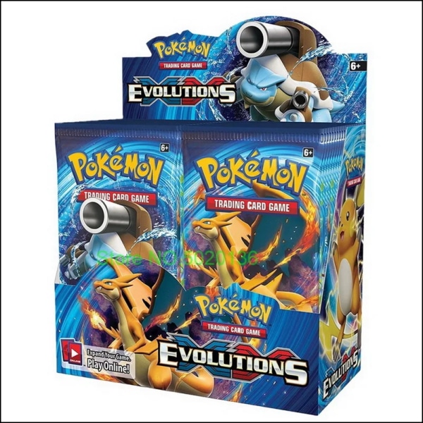 Pokemones-kortit TCG: XY Evolutions -sinetöity booster-laatikko Silver Tempest
