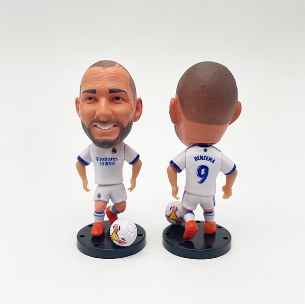 Real Madrid Paris Dockor Ornament Modell Skrivbordsdekoration Benzema