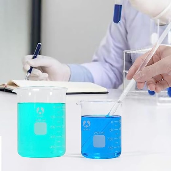 Laboratorieägare Examen Bägare Skalad mätkopp