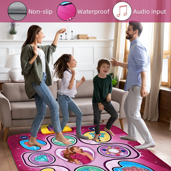 Bestselling Dance Mat for Kids - 7 Game Modes, 10 Challenge Levels, 10 Built-in Songs and LED Lights
