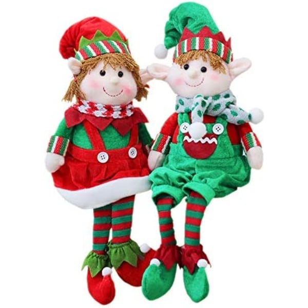 Baby Jultomte Dockor Jul Miniatyr Elf Dockor Liten Elf