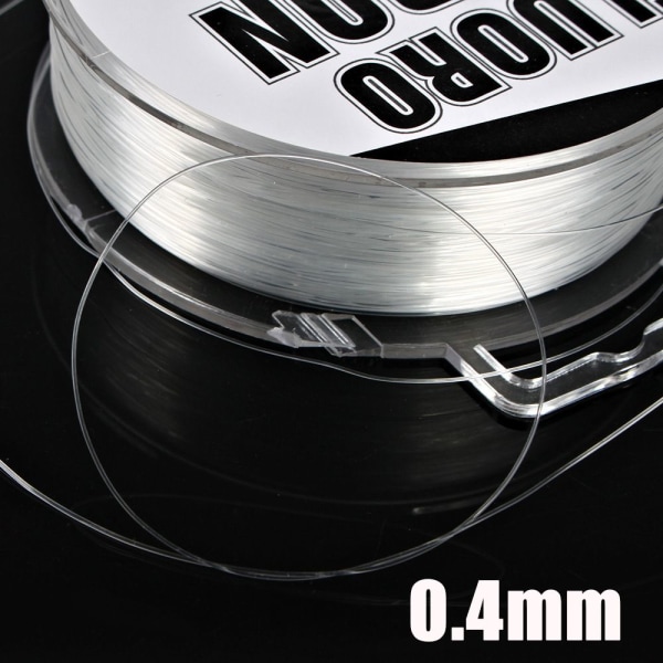 300M FluoroCarbon kalastuslinja Vahva lanka DIA.-0,4MM Dia.-0.4mm