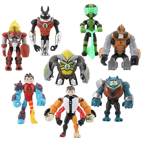 11 st/set Leksakssamling Presentdocka Modell Dekoration Ben 10 Leksaker Jordens Beskyddare Actionfigurer 8 i 1 8 in 1 Other