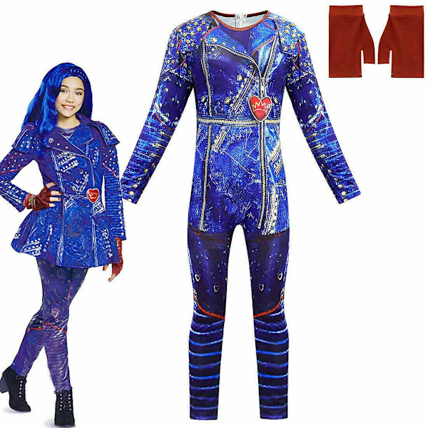 Descendants 3 Mal Kostyme Jente Mønster 2 Pattern 2 140cm