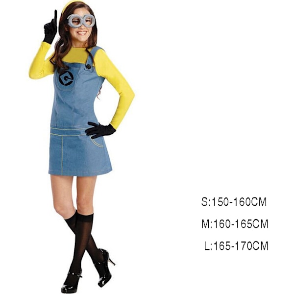 Anime Minion Familiekostume til Hele Familien - Cosplaydragt til Drenge, Piger, Kvinder women M