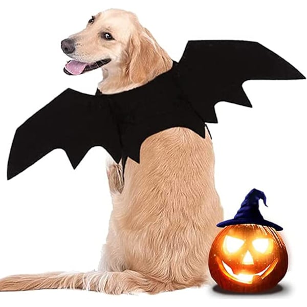 Hundfladdermusvingar, Hund Halloween Kostym, Stor Hunddräkt, Hundfladdermus Cos