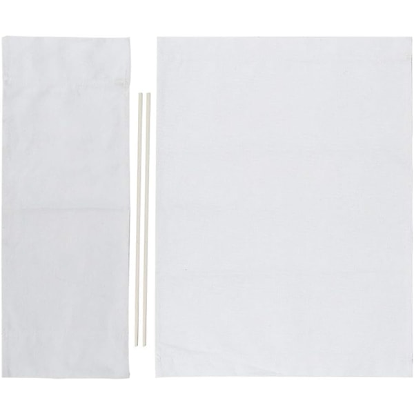994338 Stolsöverdrag i Canvas, 1 Set Regissörsstol Canvas Ersättningssits Duk Heminredning Möbeltillbehör (Vit) Vit