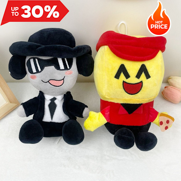 Forsaken Plysjleketøy Figur Samleobjekt Gave til Fans[JR] 2PCS