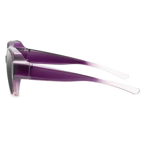 Polariserede Suncovers Solbriller Over Briller lilla purple