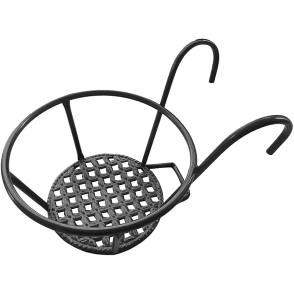 4 st Blomkrukhållare Balkong Blomkrukhållare Hängande metallkrukor Planteringskärl för staket Hängande kruka Järn Hängande blomkrukor