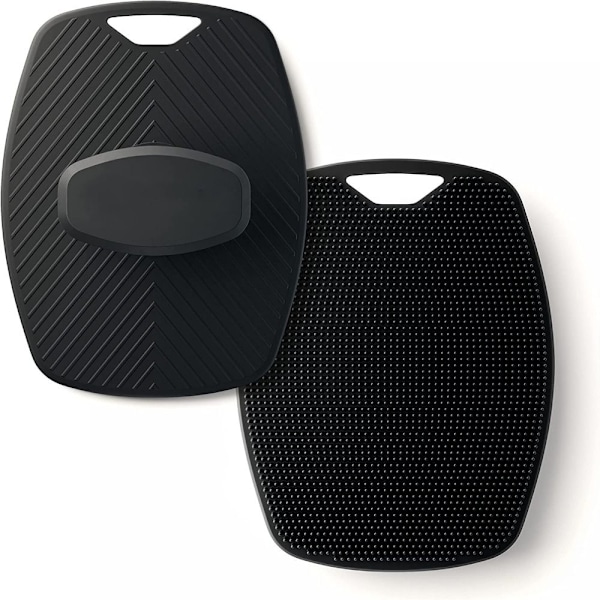 Silikon Kropskrubber Duschskrubber SORT SORT Black