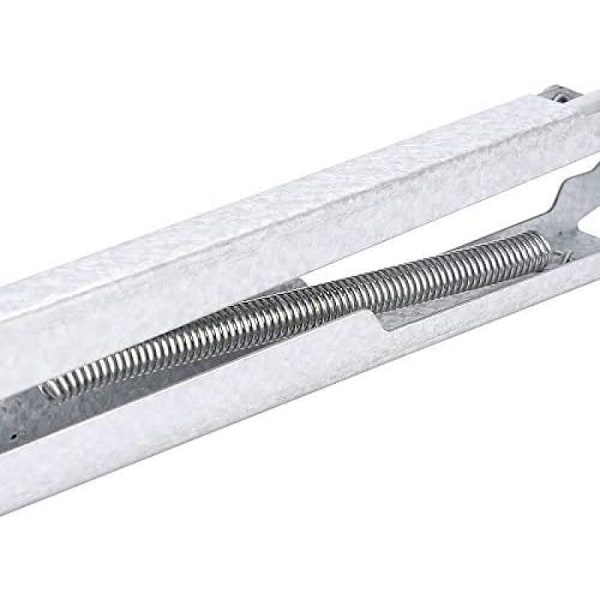 Automatisk fönsteröppnare med enkel fjäder för sommarstuga, växthus och taklucka, fönsteröppnare i galvaniserad aluminiumplåt