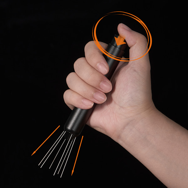 Magnetisk Teleskopisk WDT-Verktyg - Rostfri Nål, Anti-Klump Kafferörare, Precisionsdistribution