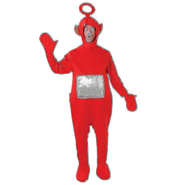 4 Farver Teletubbies Roll Voksen Sjov Kostume W-Perfekt Rød red xxl