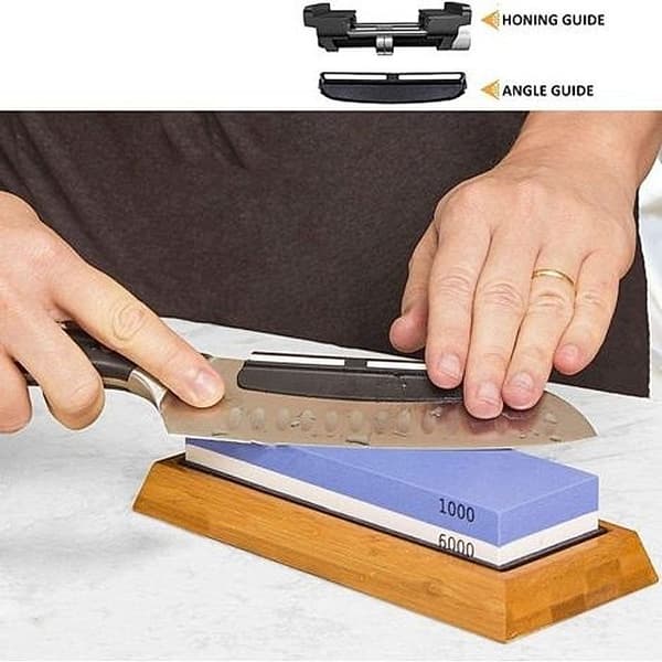 Honing Guide for Chisels and Knives, Precision Sharpening Tool Set, Easy Adjustment for Various Angles