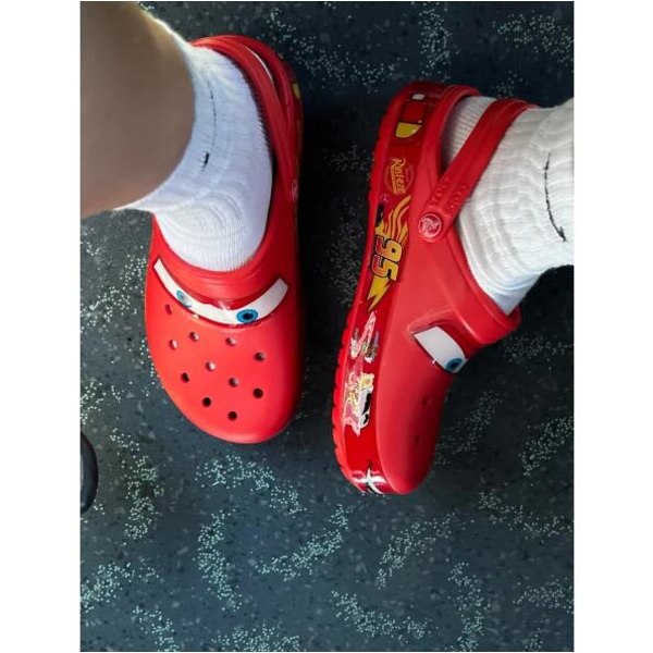 Crocs Lightning McQueen - Udehus-Tøfler med Lyn McQueen 40