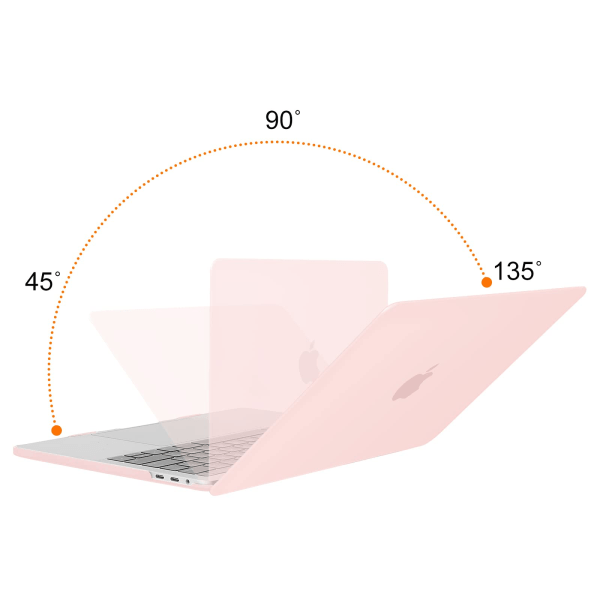 Fodral för MacBook Pro 13 tum A1706 A1708, Rosa