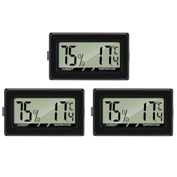 Digital termometer og hygrometer for drivhus