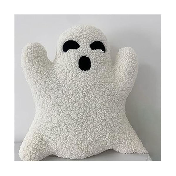 Halloween Dekoration Spöke Kudde Söt Spöke Plysch Spöke Forma Kudde, Spöke Gosedjur, 16 Tum