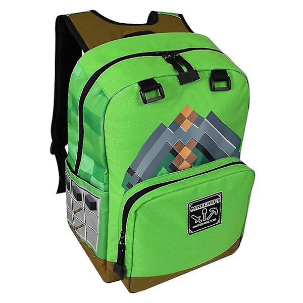 Minecraft Skolesekk for Grunnskolebarn Skoleveske Ryggsekk Y style 6