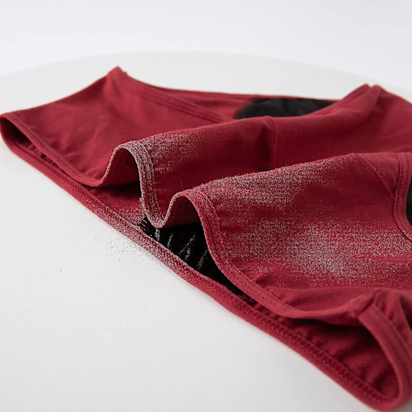 3 stk. Menstruasjonstruser, Menstruasjonstruser Kraftig Blødning Menstruasjonstruser, Kvinner Vannabsorberende Uten Lekkasje Fysiologisk Undertøy[ch] 2XL
