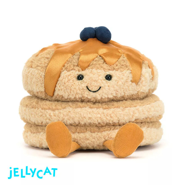 Jellycat Amuseables Fran Pannkaka Plyschleksak 18cm Söt Gåva Mjukt Gosedjur[JR]