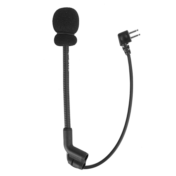 Svart Z Tactics Mikrofon MIC 2-stifts för Comtac II H50 Brusreducerande Headset Klar Ljud++