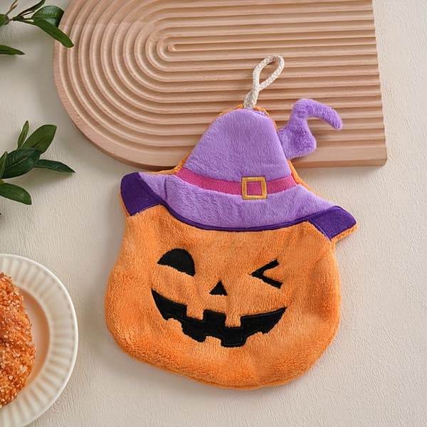 Halloween Græskar Hængende Håndklæder til Køkken og Badeværelse Festlig Indretning Style 2